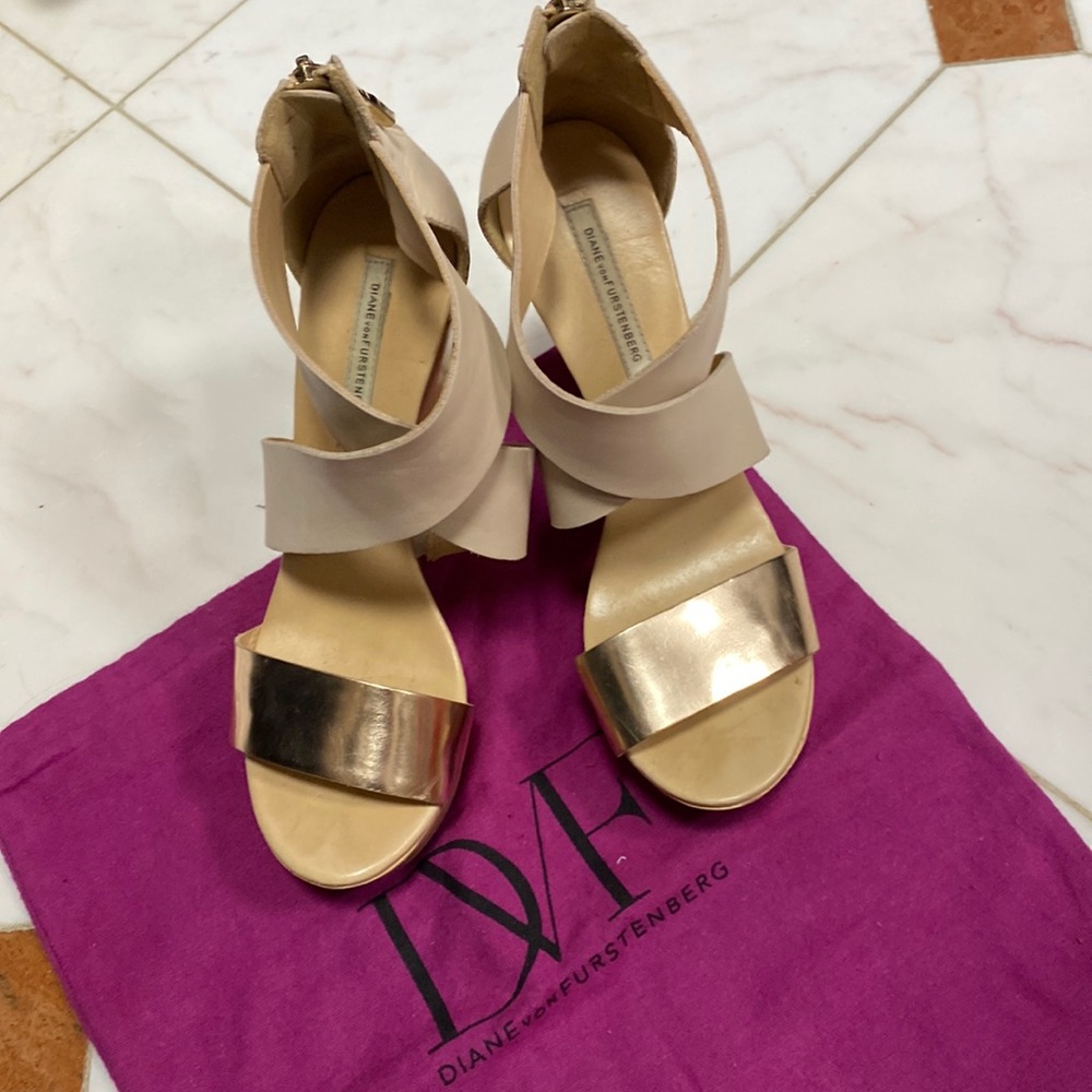 Diane vonFurstenburg Platform Sandals